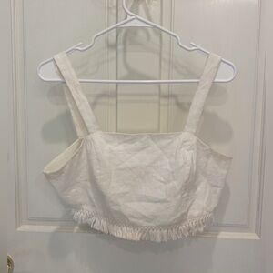 White summery crop top